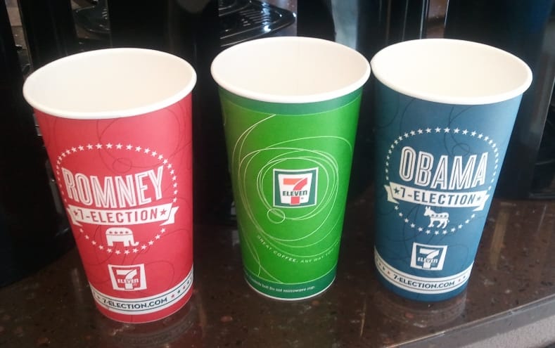 Vote in the "7-Election" at this national convenience store.