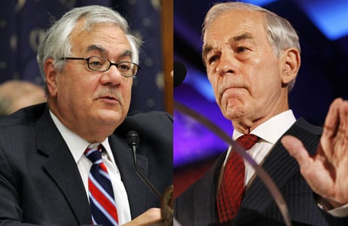 In bipartisan operation, Barney Frank and Ron Paul look to tackle record military budgets