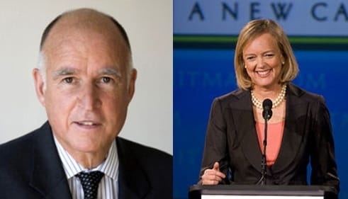 California gubernatorial showdown: Jerry Brown vs. Meg Whitman