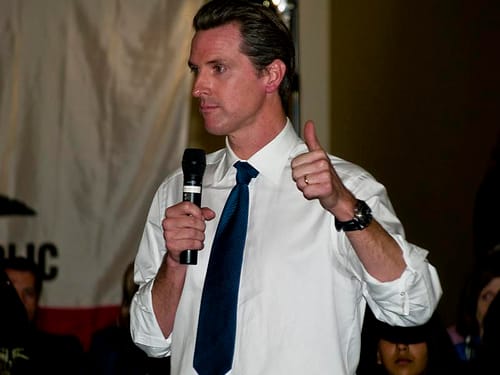 Gavin Newsom picking up key support in lieutenant governor's race