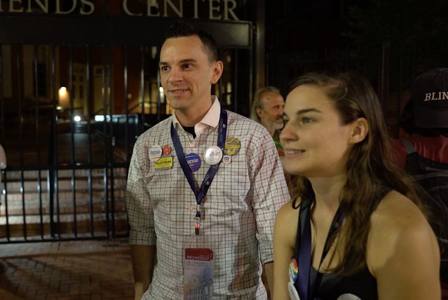 Bernie Sanders Delegates at the DNC
