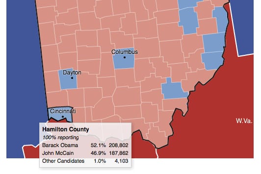ohio election map
