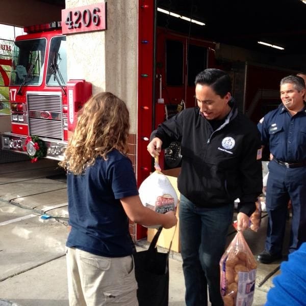 Todd Gloria and SDFD